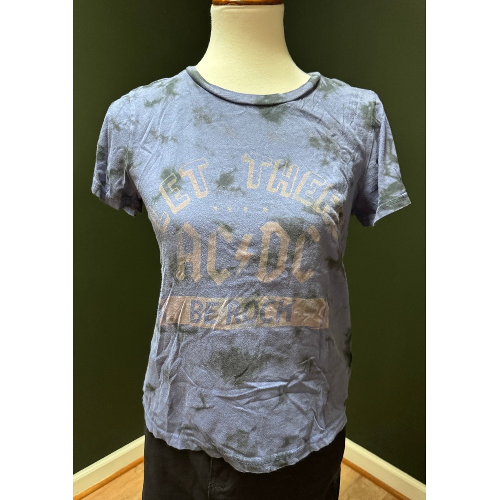 Lucky Brand AC/DC Let There Be Rock Graphic T-Shirt Women's Size S